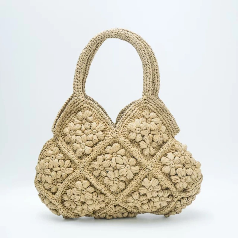 Women Bags Handmade - New Handmade Lafite Grass Hollowed Out