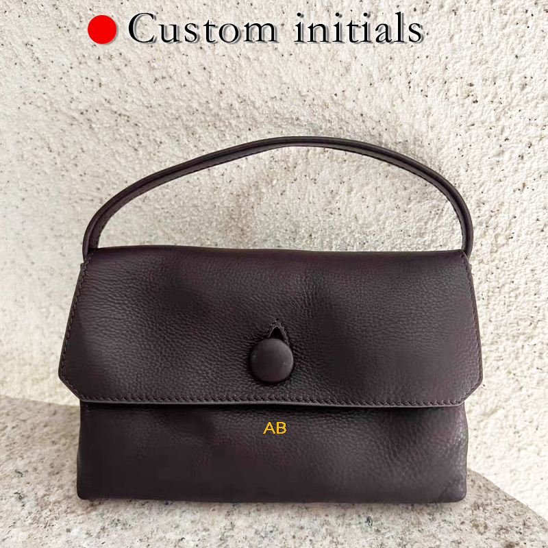 Women Bags 2026 - Custom Initials Genuine Leather Mini The