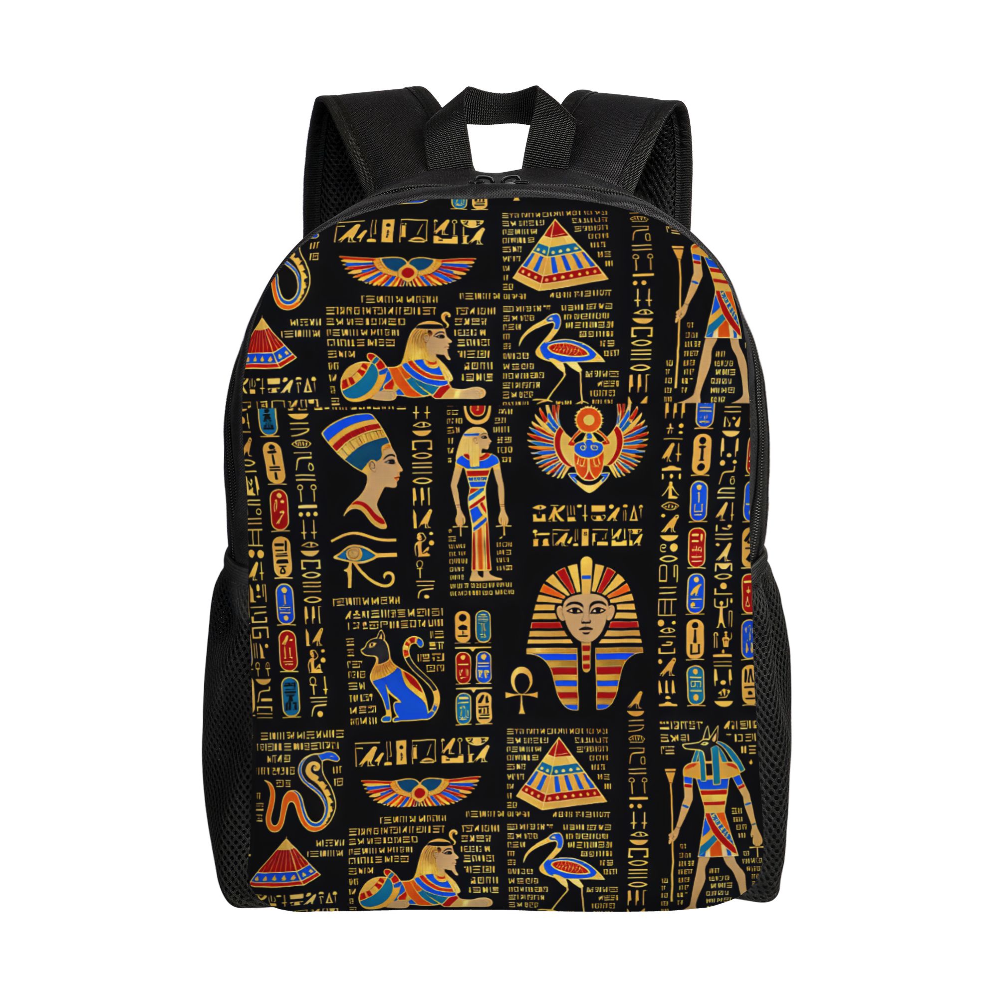 Women Bags In Egypt - Custom Egyptian Hieroglyphs And Deities Backpack