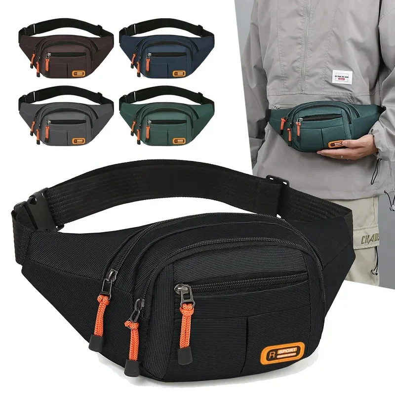 Women Bags Pack - Men Women Oxford Waterproof Mobile Waist