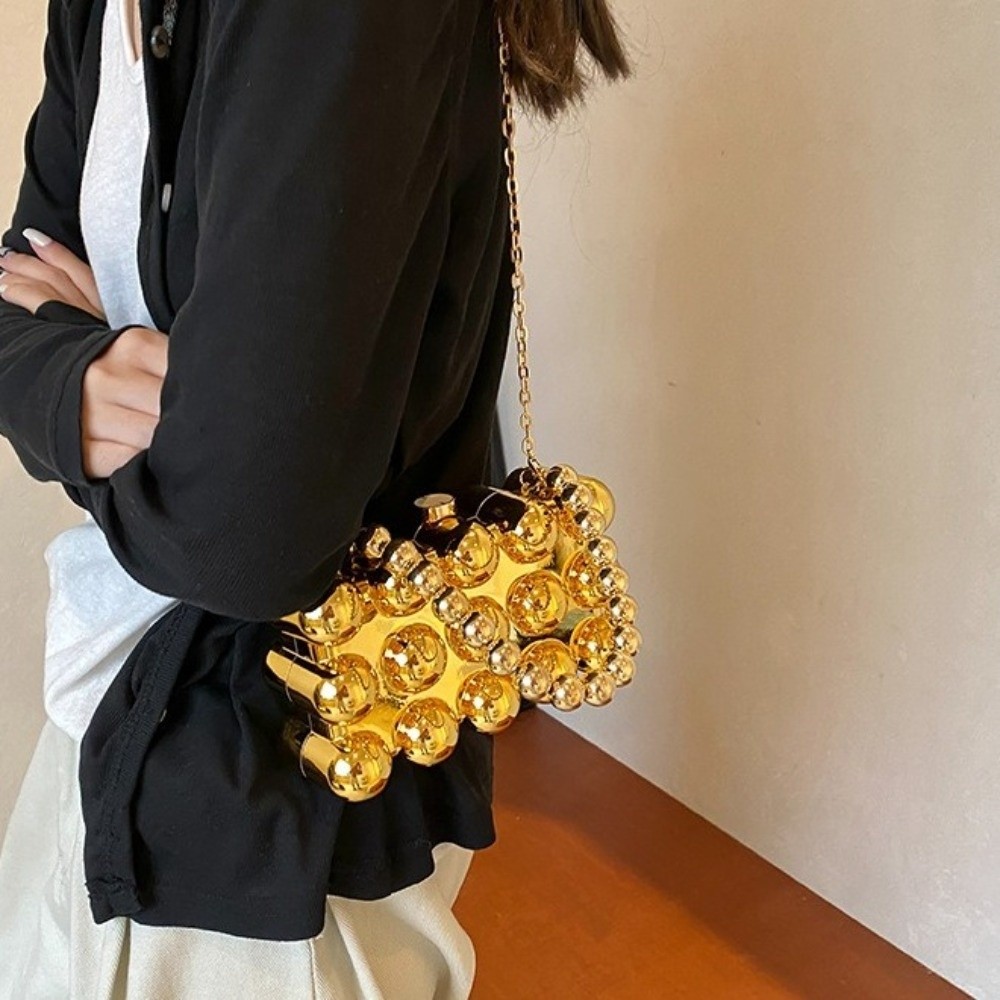 Acrylic Acrylic Box Clutch Pur - Evening Bag Beaded recension och pris