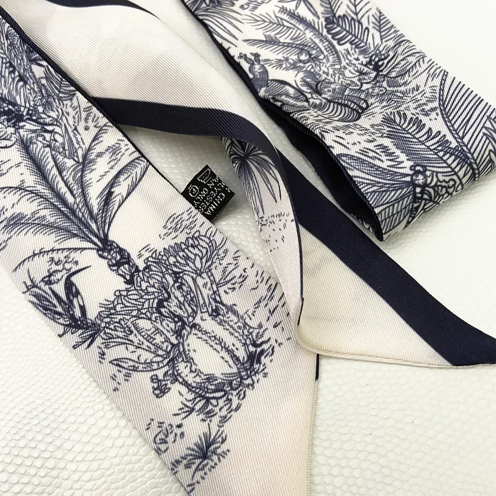 Extended Ribbon Scarf, Silk Ha - Women Bags Handmade recension och pris