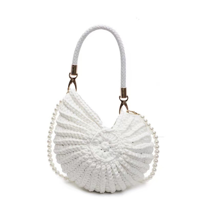 Creative Conch Shaped Crochet  - Women Bags Handmade recension och pris
