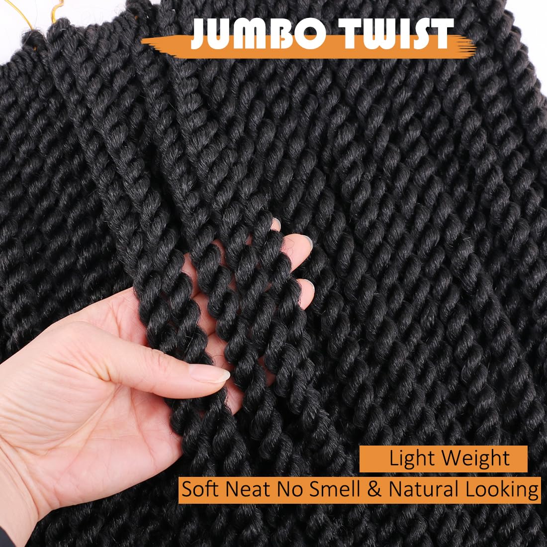 Havana Twist Crochet Hair for  - Women Bags Pack recension och pris