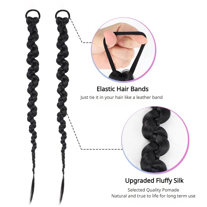 Fashion  Braided Ponytail Hair - Women Bags Pack recension och pris