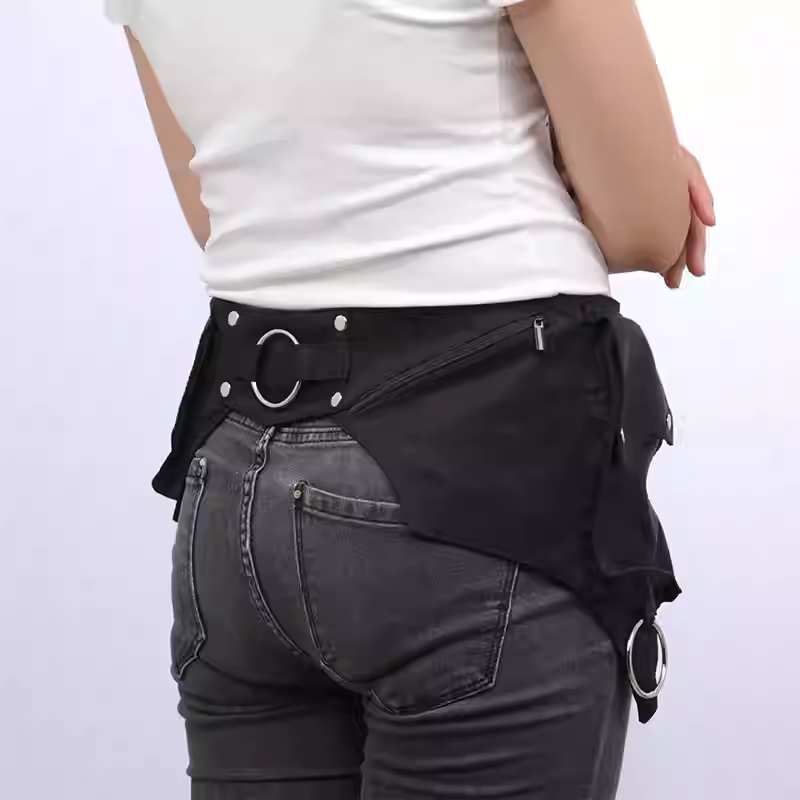 Women's Medieval Punk Waist Ba - Women Bags Pack recension och pris