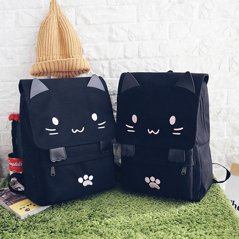 Japanese Stupid Cute 3D Cat La - Mini Backpack Women recension och pris