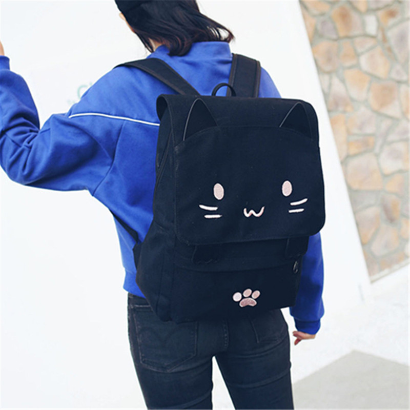 Japanese Stupid Cute 3D Cat La - Mini Backpack Women recension och pris