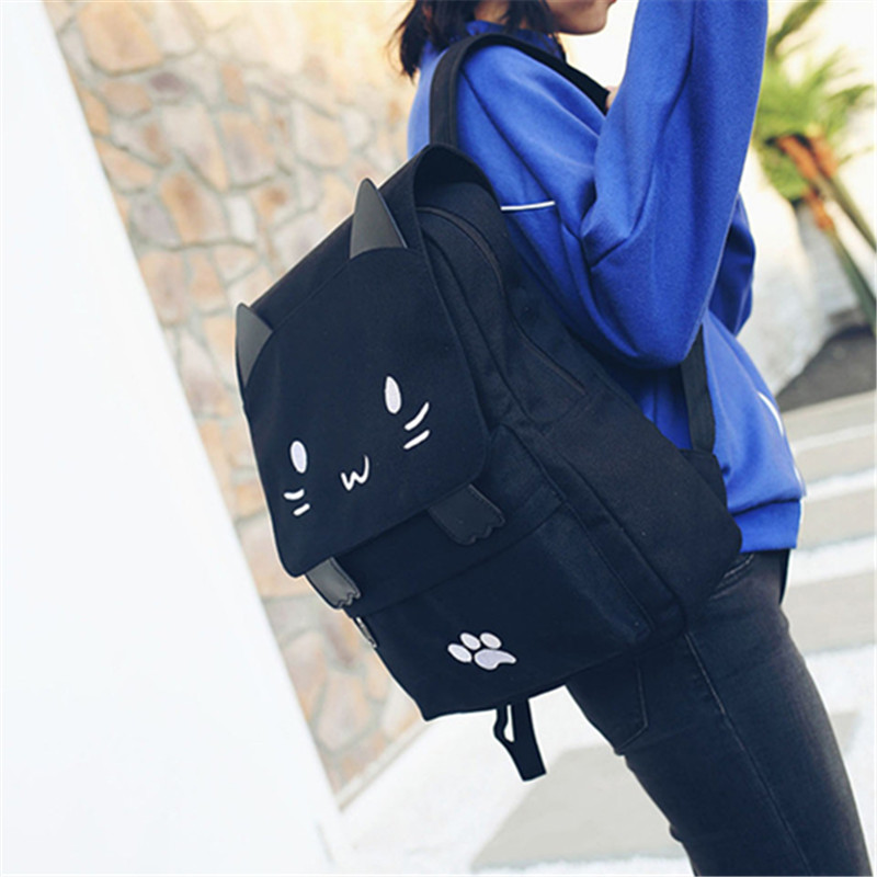 Japanese Stupid Cute 3D Cat La - Mini Backpack Women recension och pris
