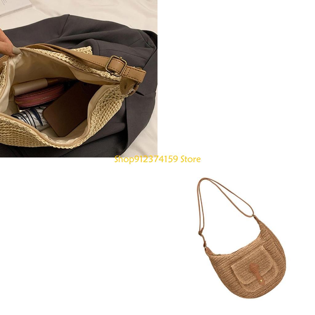 G5AE Women Straw Beach Bag Sim - Women Bags Handmade recension och pris