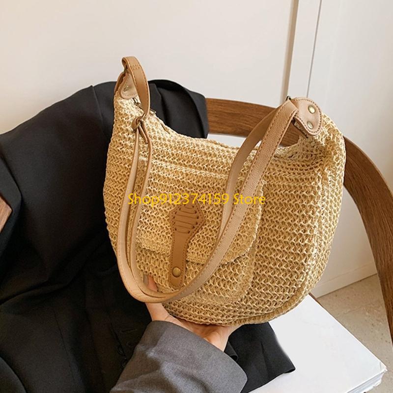 G5AE Women Straw Beach Bag Sim - Women Bags Handmade recension och pris