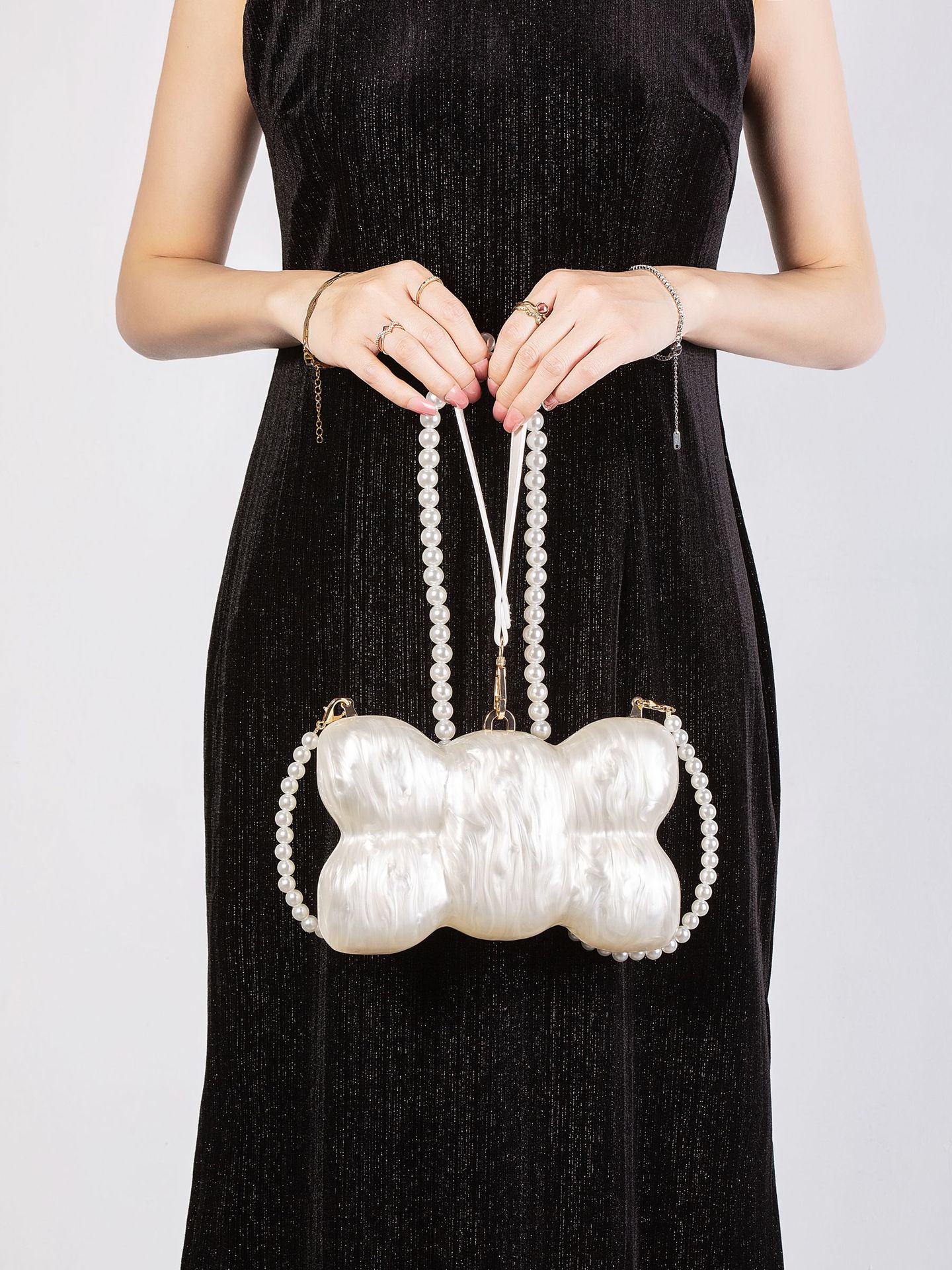Chic Women Acrylic Cake Bag Cu - Evening Bag Beaded recension och pris