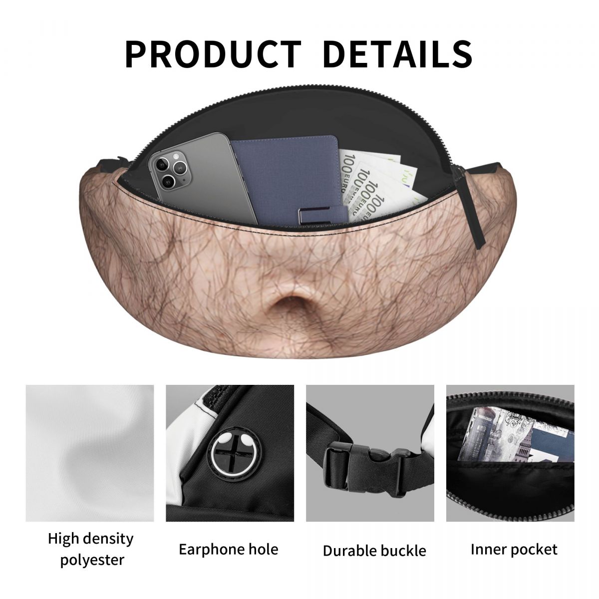 Beer Fat Belly Fanny Pack Men  - Women Bags Pack recension och pris