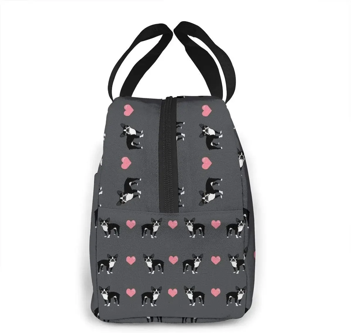 Grey Boston Terrier Insulated  - Women Bags Grey recension och pris