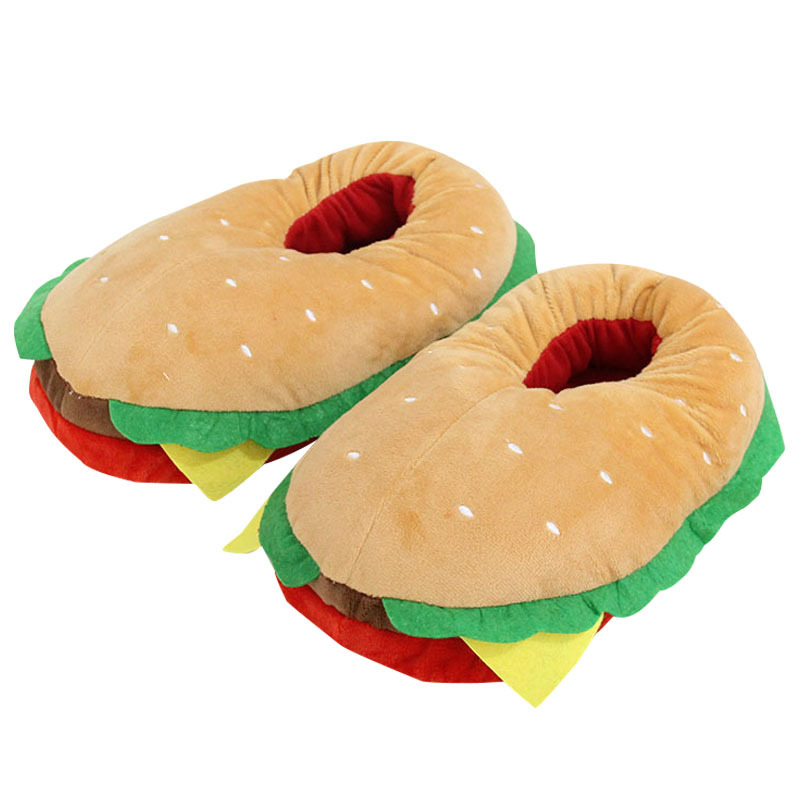 New Cartoon Hamburger Plush Sl - Women Bags And Shoes recension och pris