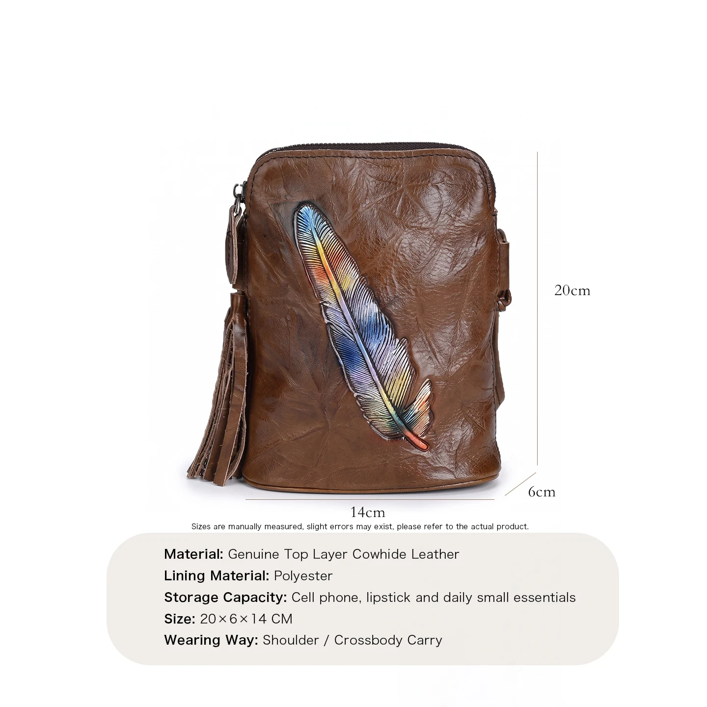 Women Mini Genuine Cowhide Cro - Women Bags Designer recension och pris
