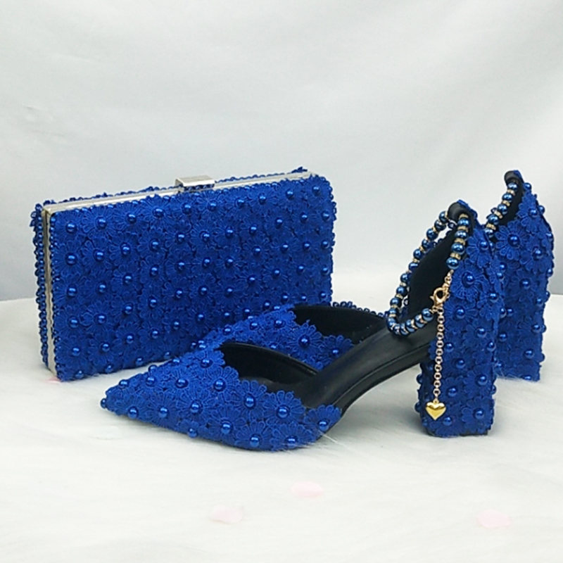BaoYa Fang blue white Beads St - Women Bags And Shoes recension och pris