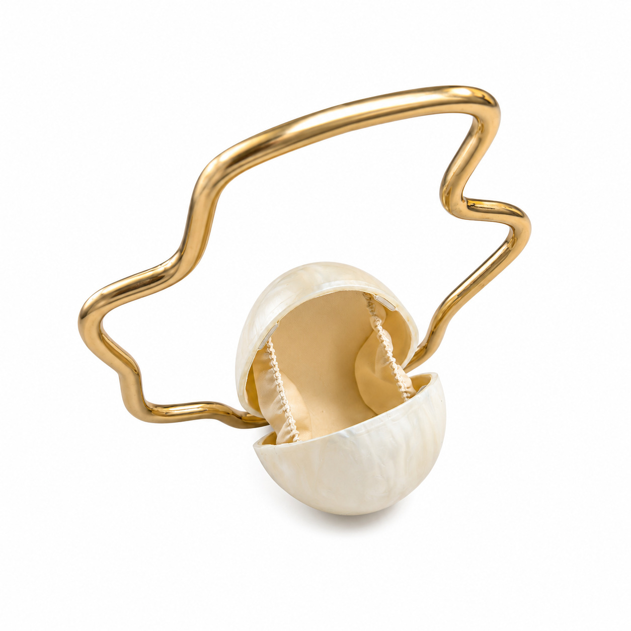 Women mini Acrylic Egg Bag Cut - Evening Bag Beaded recension och pris