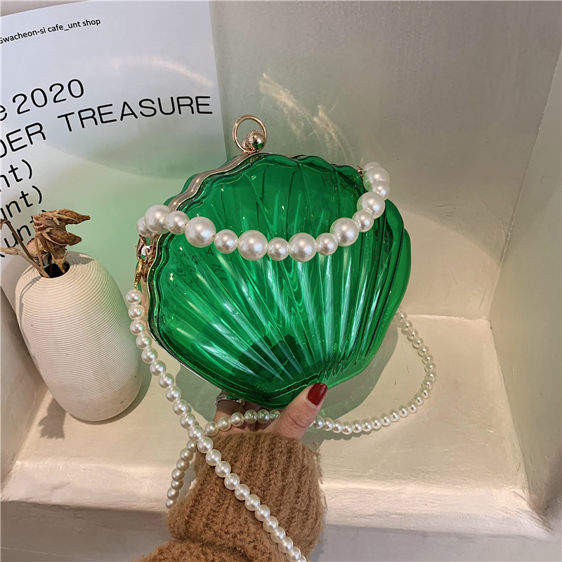2026 Women Acrylic Shell Clutc - Evening Bag Beaded recension och pris