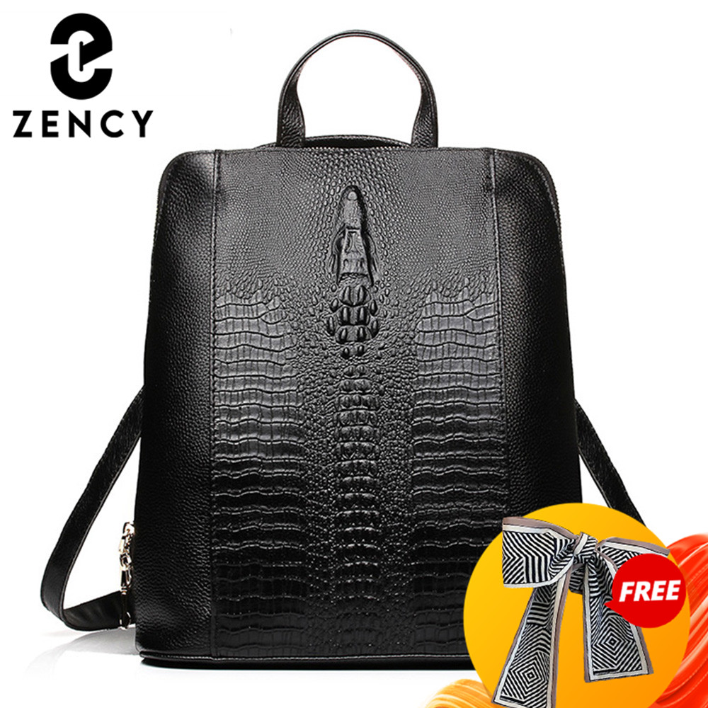 Zency 100% Genuine Leather Kna - Mini Backpack Women recension och pris