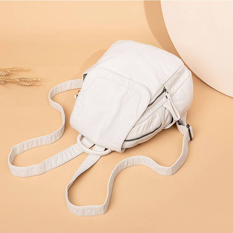 Women's Backpack White Washed  - Mini Backpack Women recension och pris