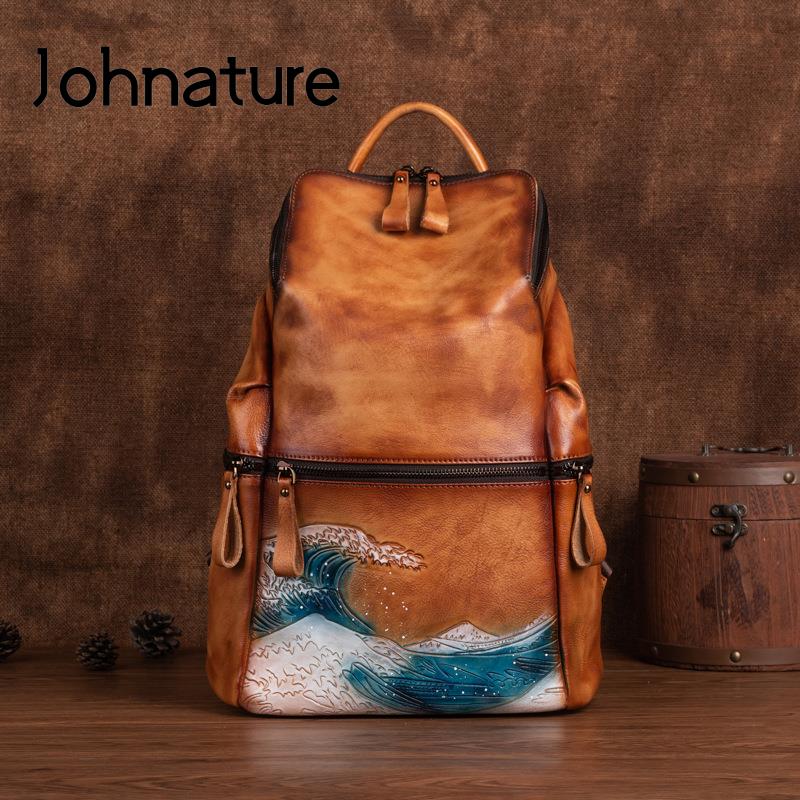 Johnature Genuine Leather Wome - Women Bags Handmade recension och pris
