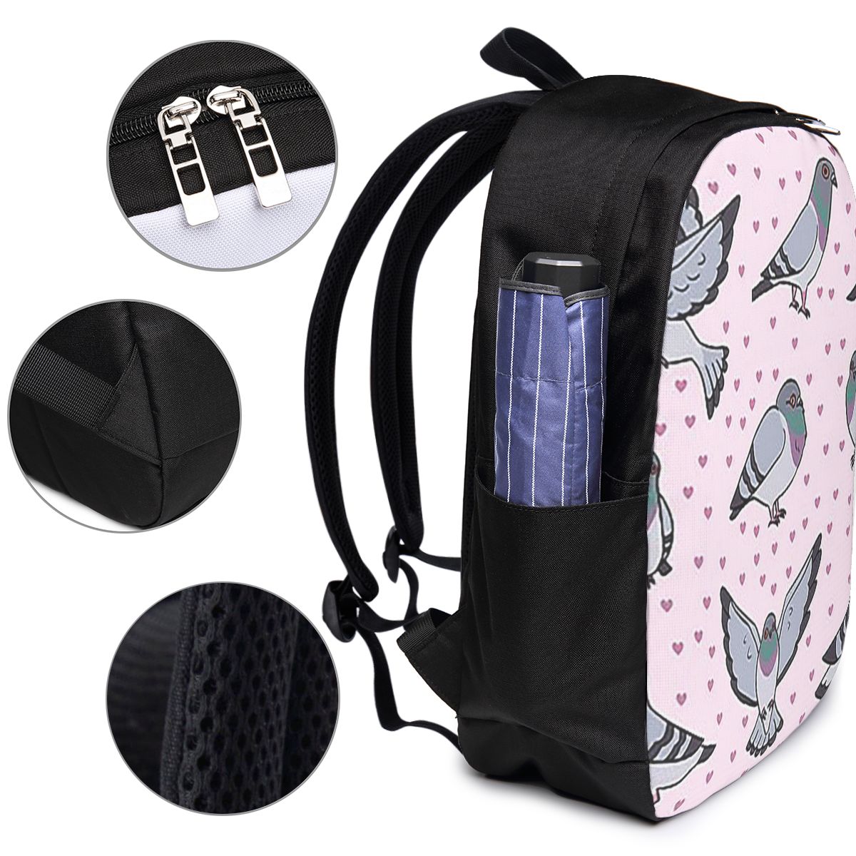 Cute Cartoon Pigeons Pack Back - Women Bags Pack recension och pris