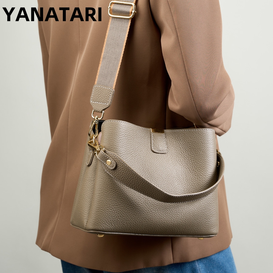 YANATARI Genuine Leather Woman - Women Bags Grey recension och pris