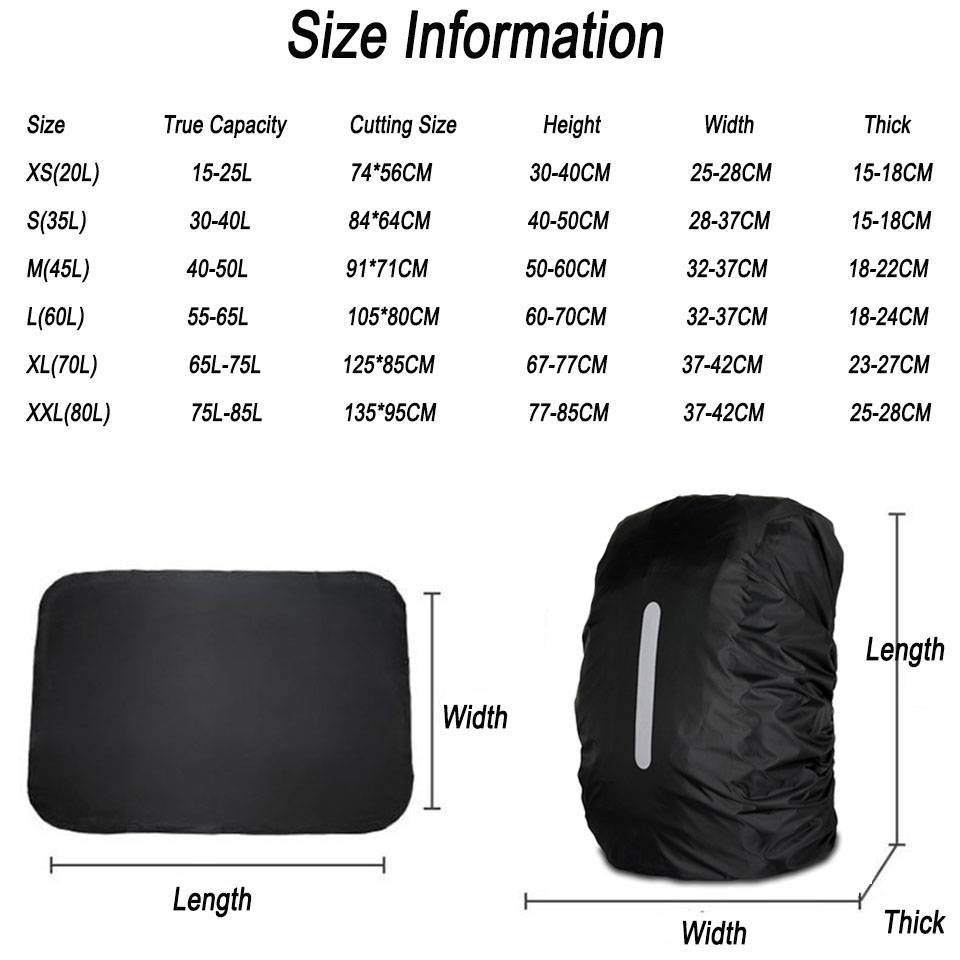 KoKossi 1Pcs 25-80L Backpack R - Women'S Bags Going Out recension och pris
