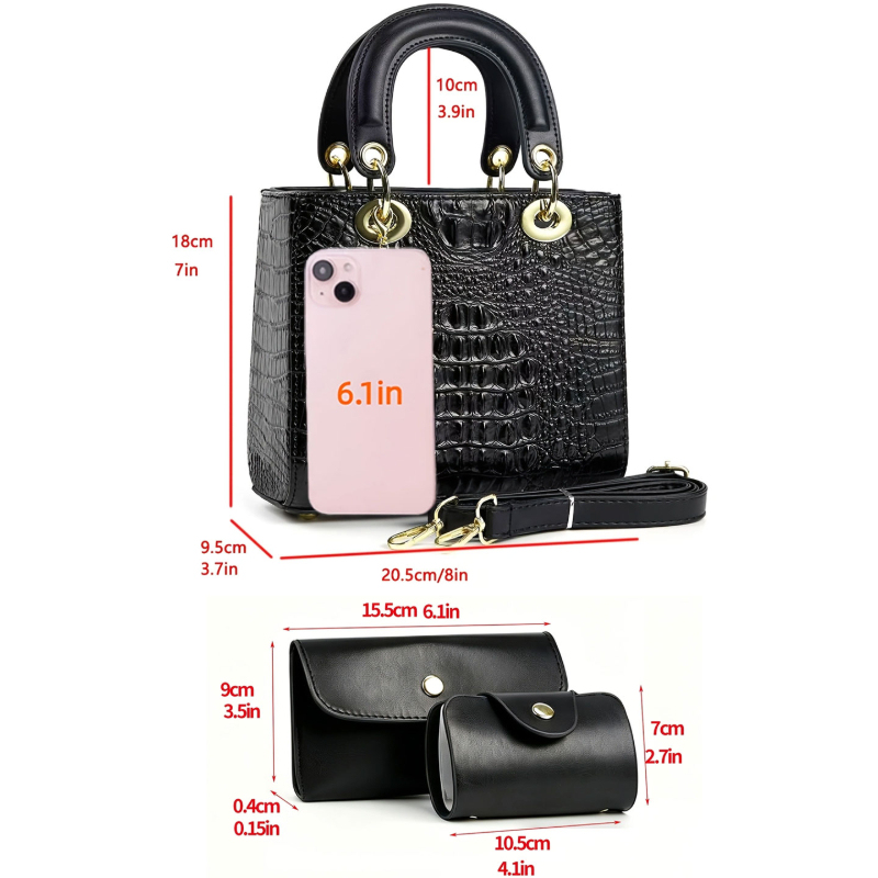3-piece women's handbag set, s - Women'S Bags Handbags recension och pris