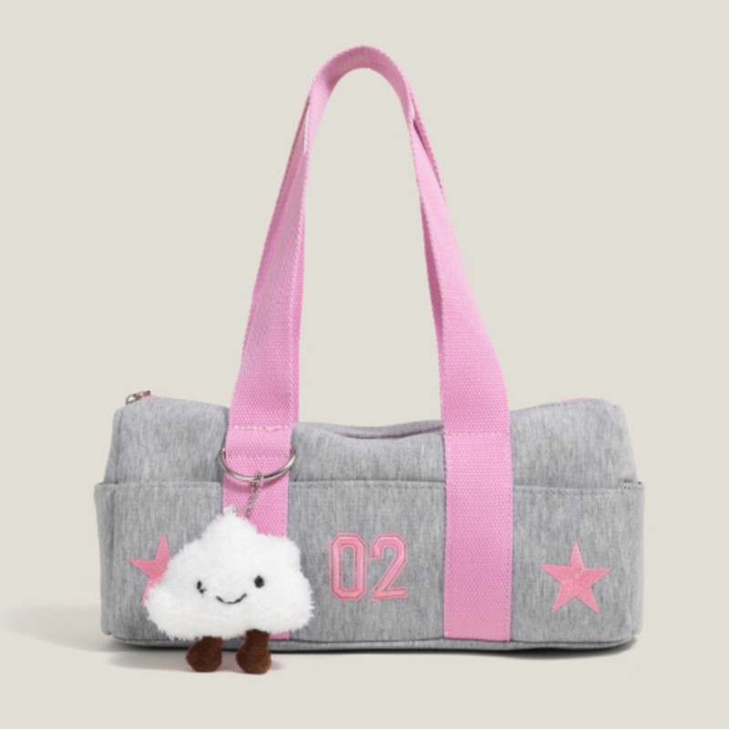 Harajuku Grey Handbag Canvas B - Women Bags Grey recension och pris