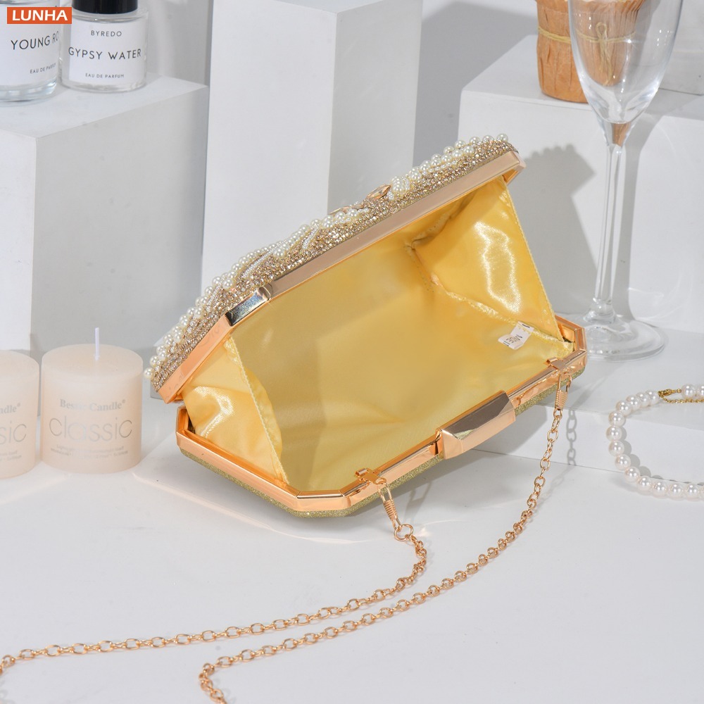 Women's Luxury Rhinestone Pear - Evening Bag Beaded recension och pris