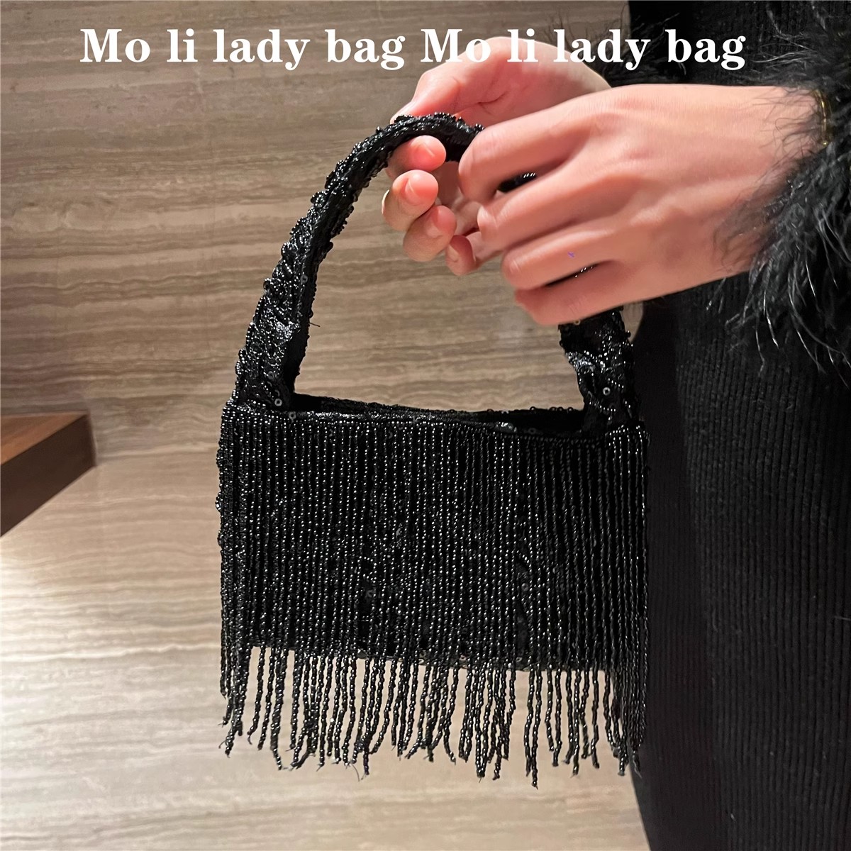 High Quality Luxury Beads Bead - Evening Bag Beaded recension och pris
