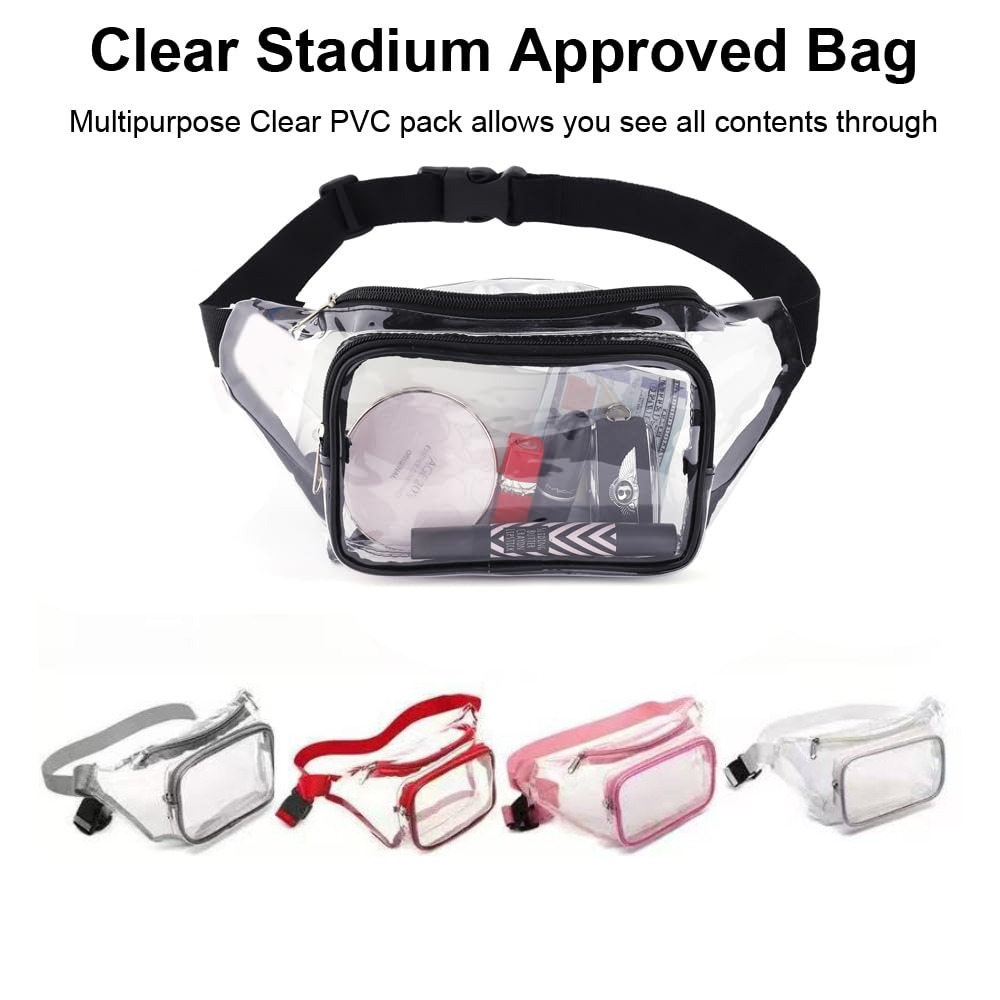Clear Fanny Pack Transparent P - Women Bags Pack recension och pris