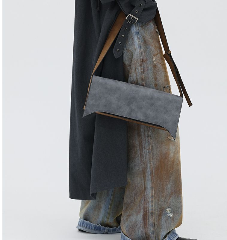 JIAERDI Vintage Grey Shoulder  - Women Bags Grey recension och pris
