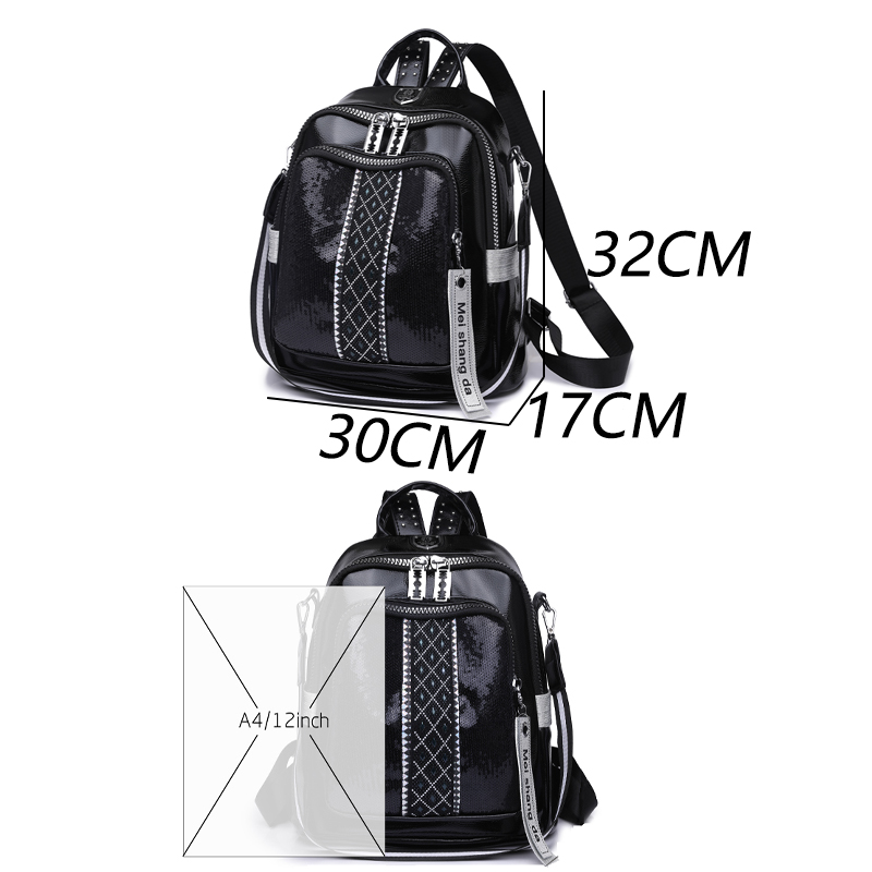 Large Capacity Leather Backpac - Mini Backpack Women recension och pris