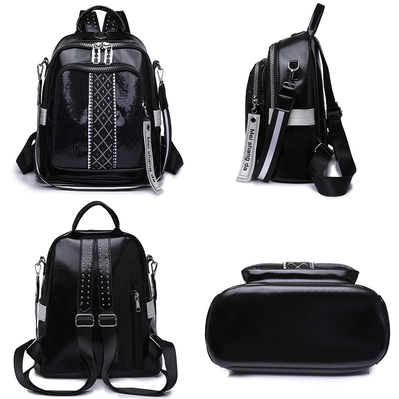 Large Capacity Leather Backpac - Mini Backpack Women recension och pris