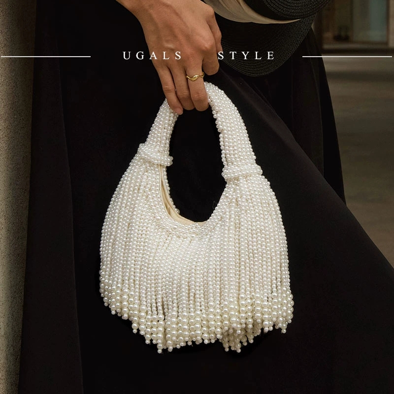 Design Handle Pearl Evening Cl - Evening Bag Beaded recension och pris