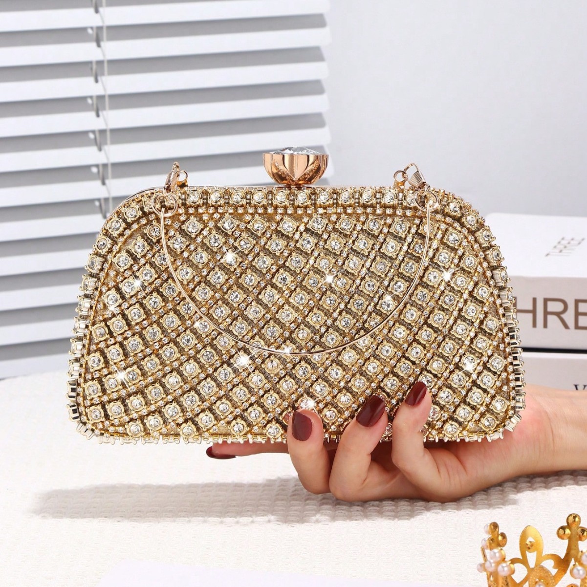 Luxury Diamonds Glitter Evenin - Evening Bag Beaded recension och pris