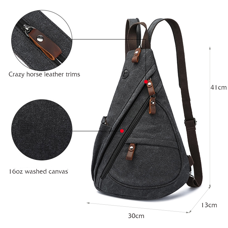 Canvas Sling Bag Convertible C - Women'S Bags Going Out recension och pris