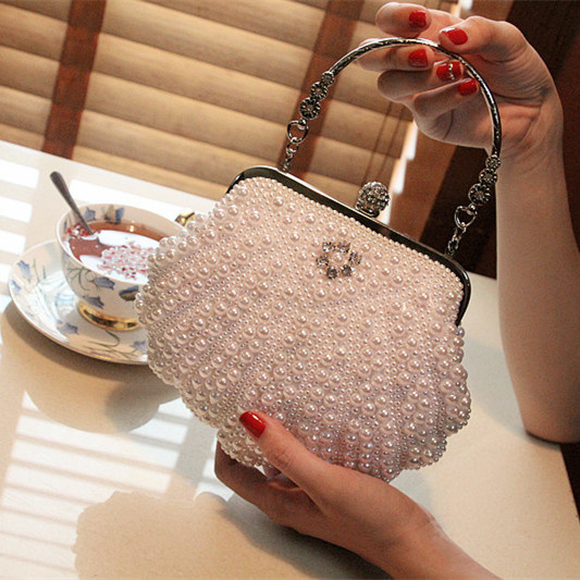 2023 New Shell Pearl Rhineston - Evening Bag Beaded recension och pris
