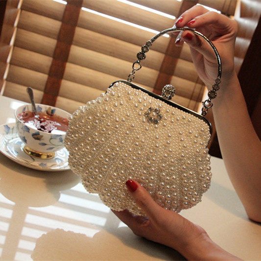 2023 New Shell Pearl Rhineston - Evening Bag Beaded recension och pris